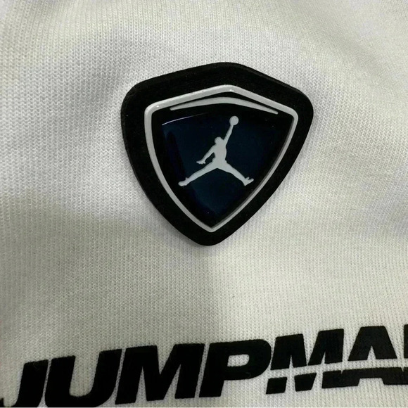 NWT Women's Air Jordan Jumpman 23 Race Team Hoodie Full Zip White Sz Large - Picture 4 of 8